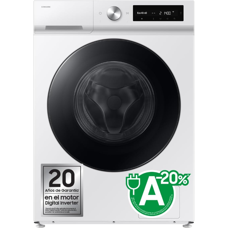 Samsung WW11DB7B34GWU3 washing machine 11 kg with steam function