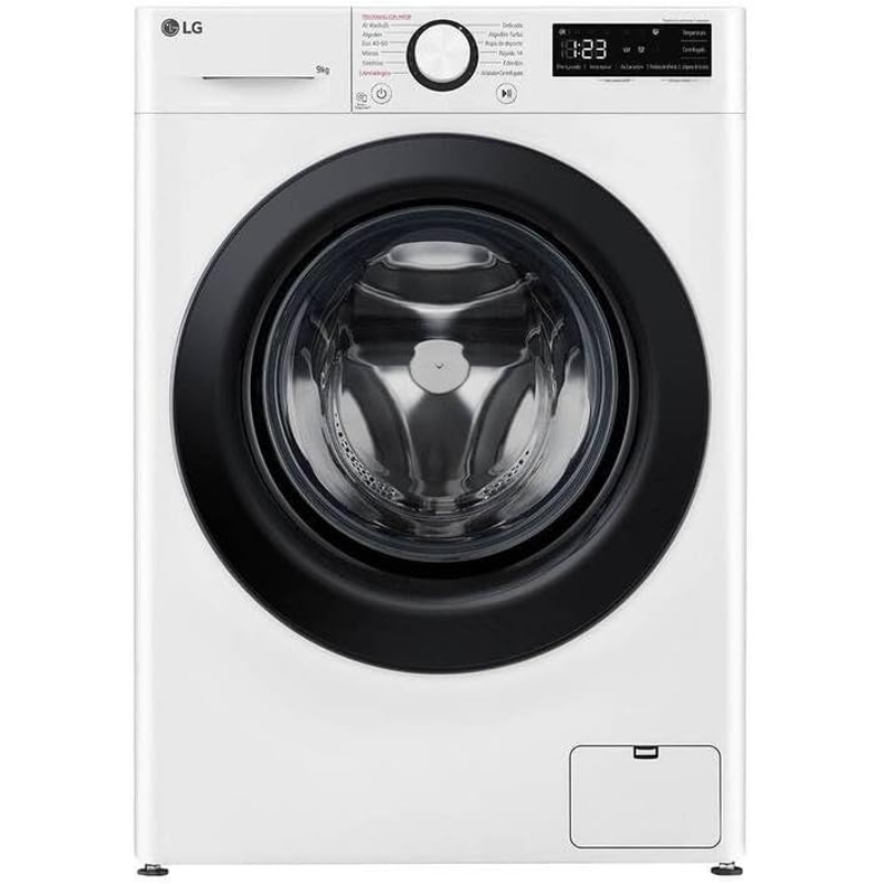 LG F4WR5009A6W: washing machine with WiFi, steam and Inverter motor, 9 kg