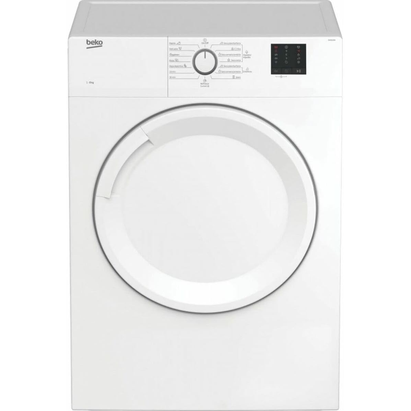 Beko DV8120N exhaust tumble dryer, 8 kg class C front-loading