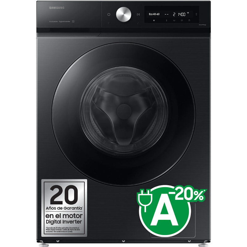 Samsung WW11DB7B94G: freestanding washing machine with WiFi and steam, 11 kg