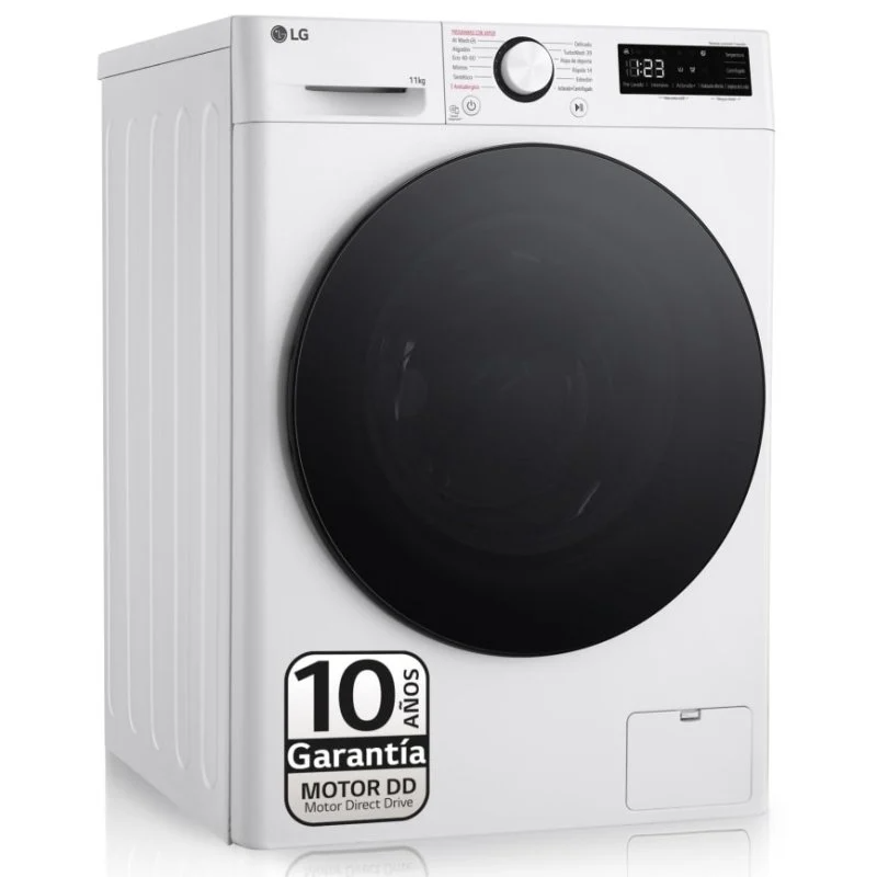 LG F4WR6011AGW washing machine with WiFi and steam, 11 kg, stainless steel