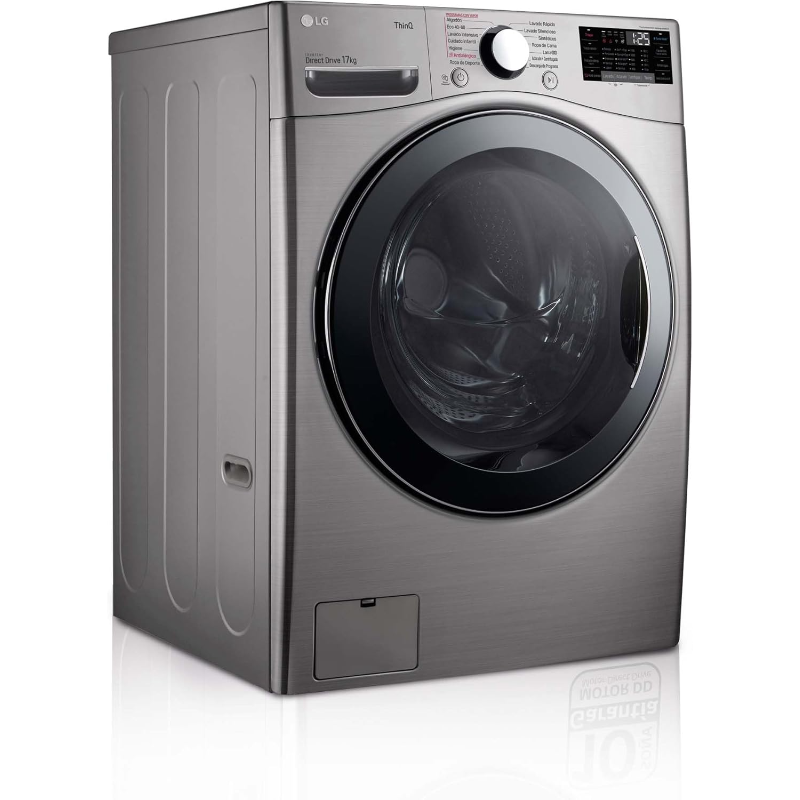LG F1P1CY2T Inverter washing machine with steam, 17 kg, stainless steel, class A++
