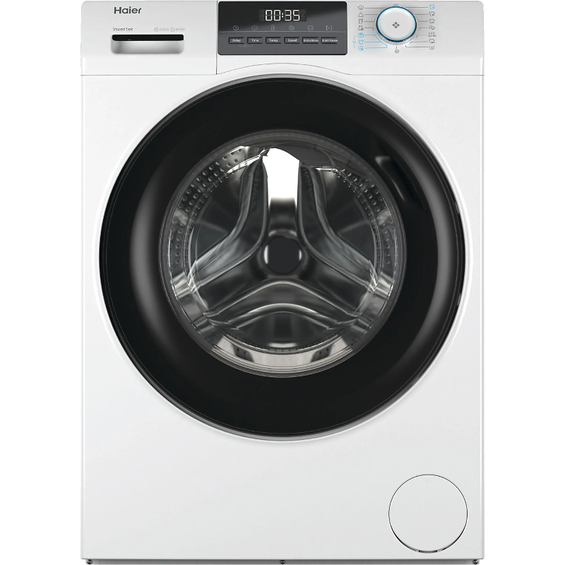 Haier HW80-BP14929A washing machine with steam and Inverter motor, 8 kg