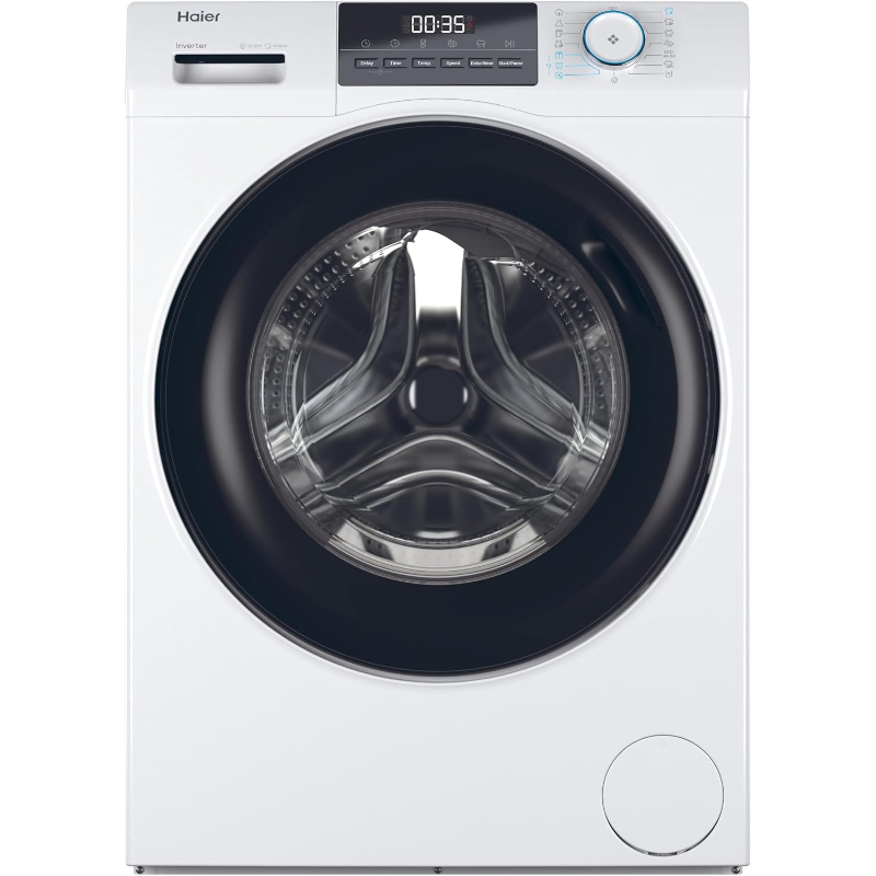 Front-loading washing machine Haier HW100-BP14929A-S with Inverter motor, 10 kg