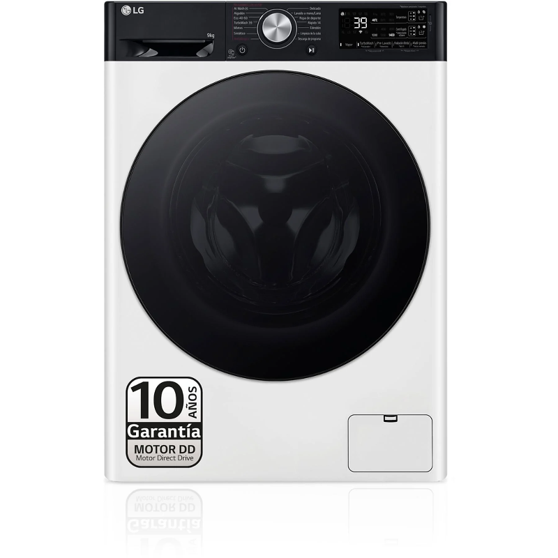 Washing machine with steam function LG F4WR7509AGH, WiFi, 9 kg, 1400 rpm