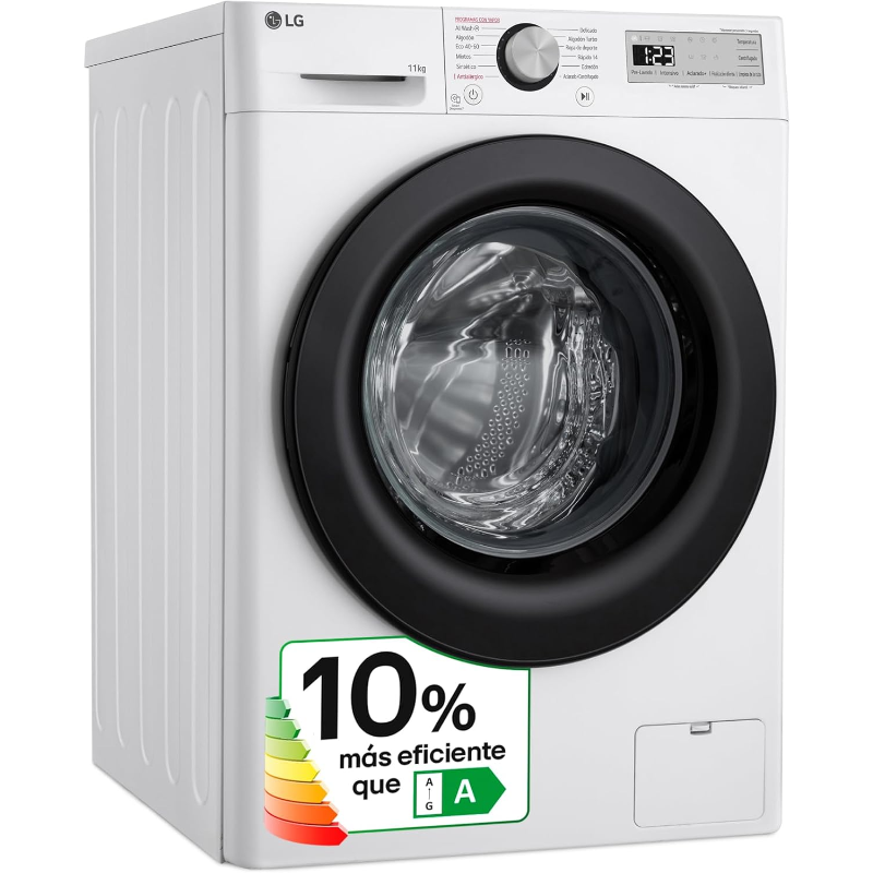 LG F4WR5011A6F washing machine, 11 kg with WiFi and steam function