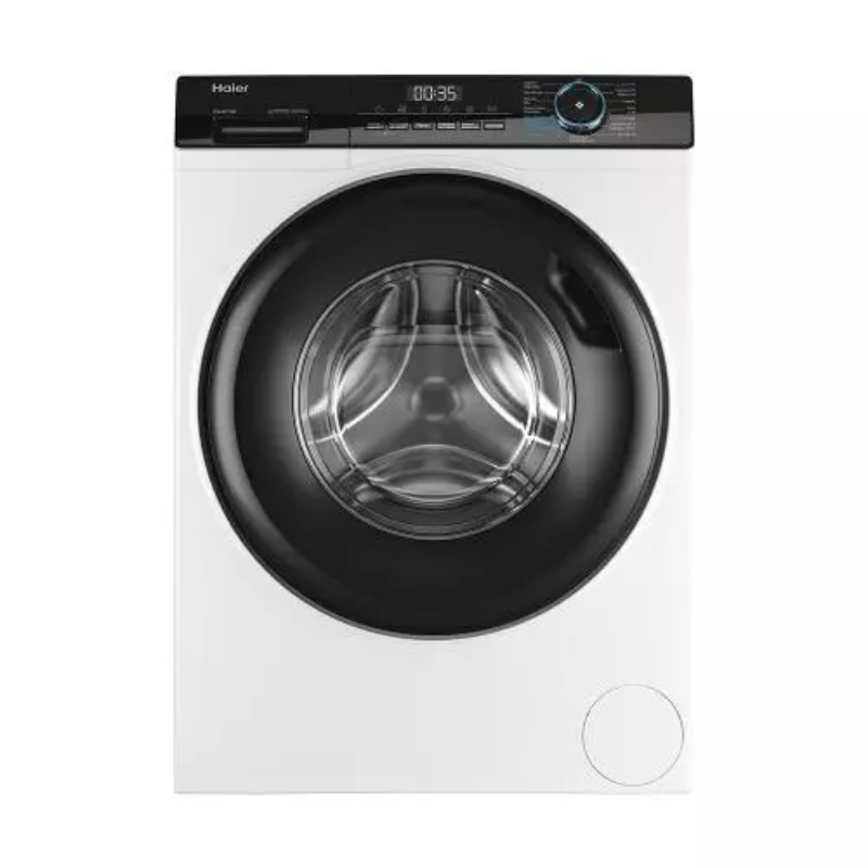 Haier HW80-BP14939-IB washing machine with steam, stainless steel, 8 kg