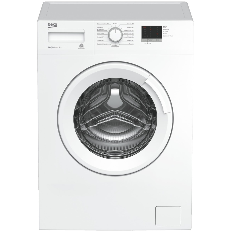 Beko front-load washing machine, 6 kg and class C, 1000 rpm
