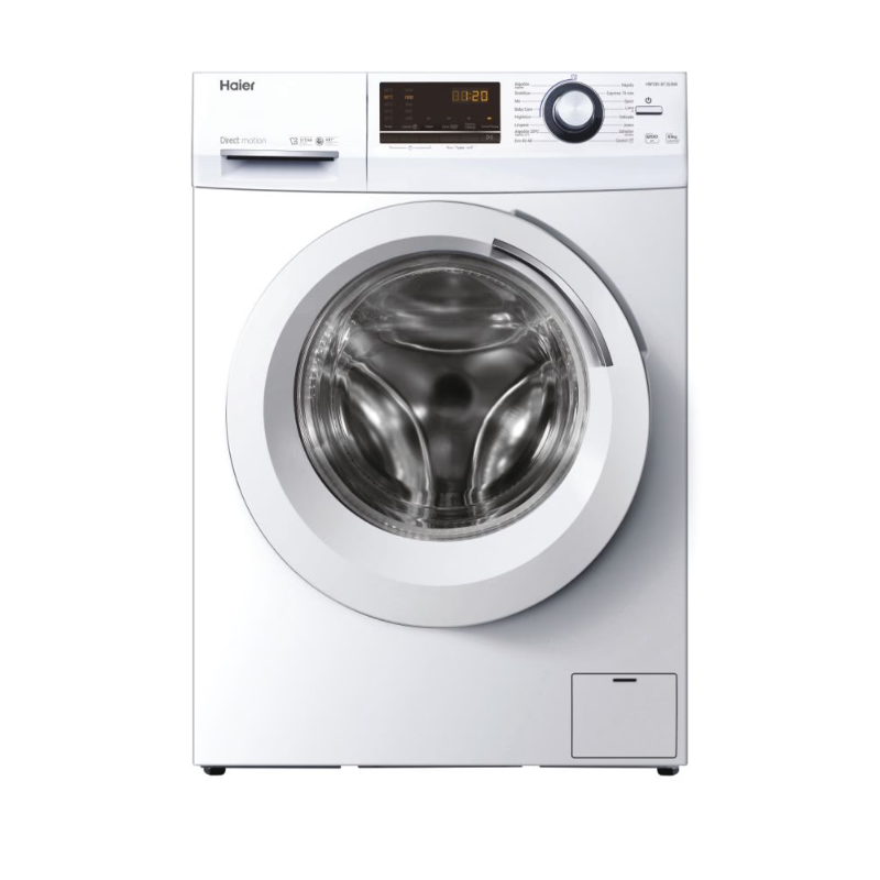 Haier HW100-B12636NE freestanding washing machine, 10 kg, 1200 rpm