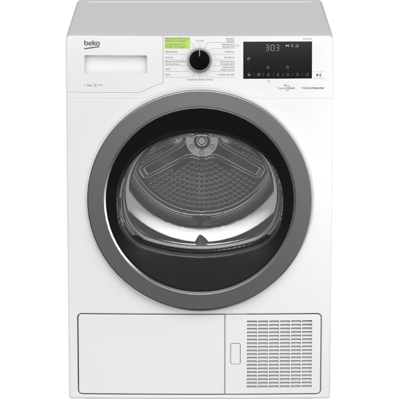 Beko, front-load tumble dryer with heat pump, 9 kg, A+++