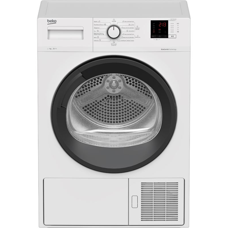 Beko, front-load tumble dryer, 7 kg with heat pump, A++