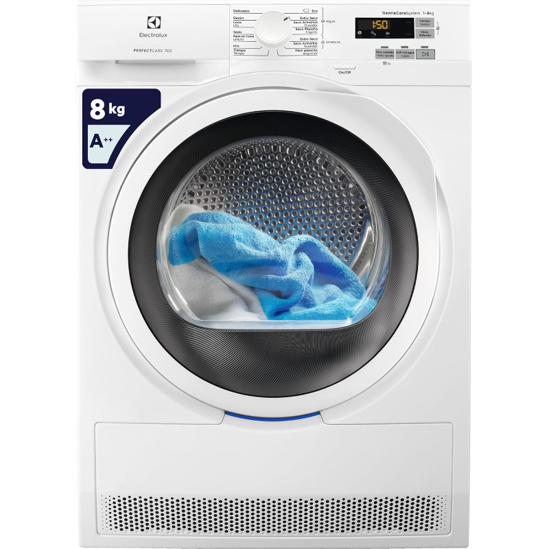 Electrolux EW7H5825IB, front-load tumble dryer, 8 kg and heat pump