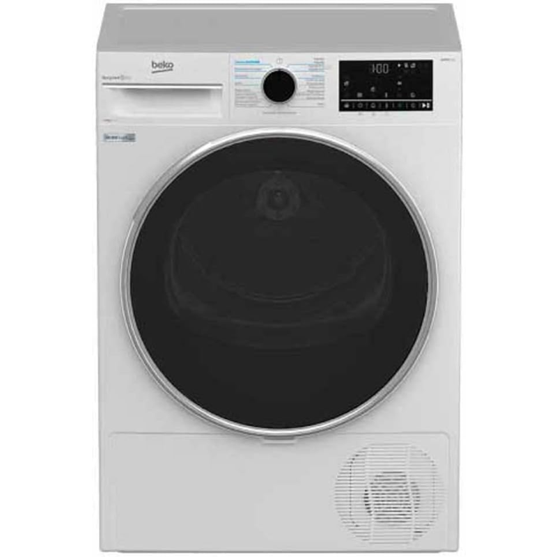 Beko B5T42243: stainless steel tumble dryer, heat pump 8 kg A+++