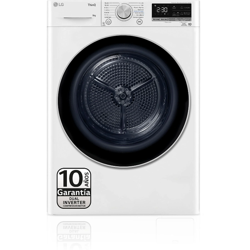 LG RH90V9AV3N tumble dryer 9 kg with WiFi, Inverter motor, A+++