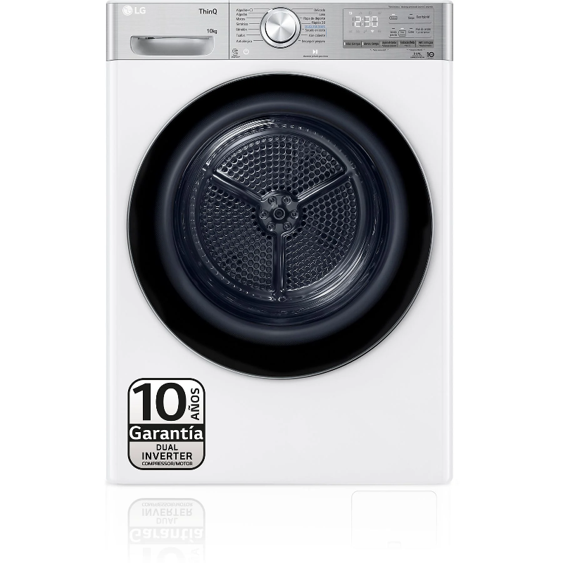 LG RH10V9AV2WR tumble dryer with WiFi, 10 kg and Inverter motor