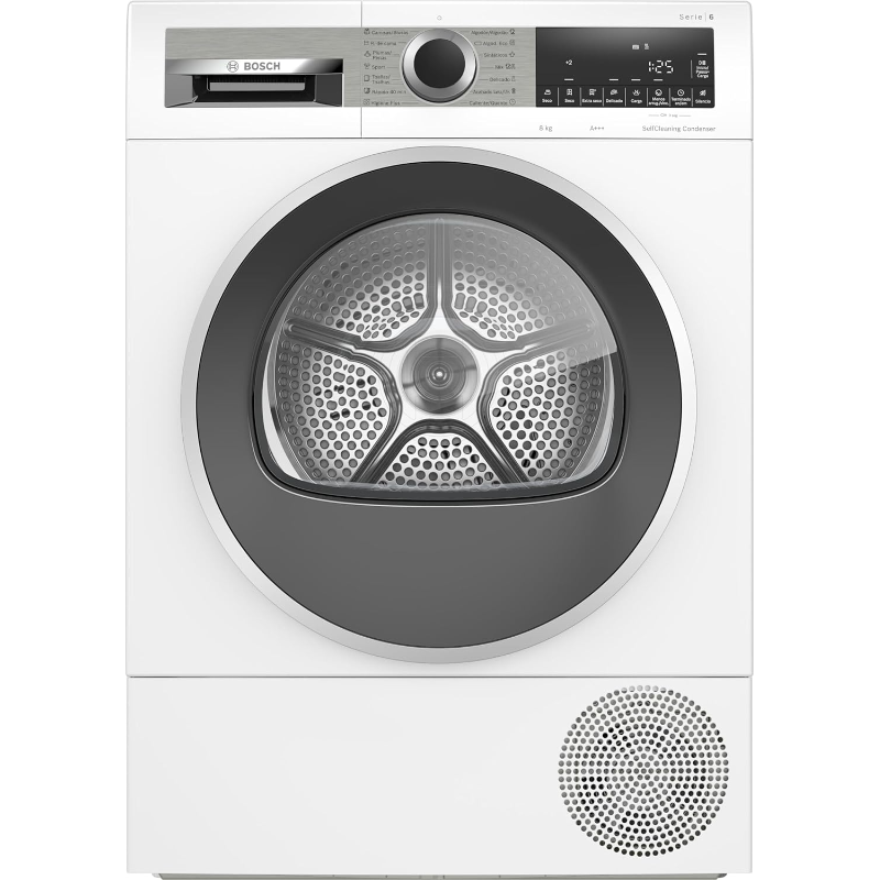 Bosch WQG235D0ES freestanding tumble dryer, heat pump, 8 kg, 64 dB(A)