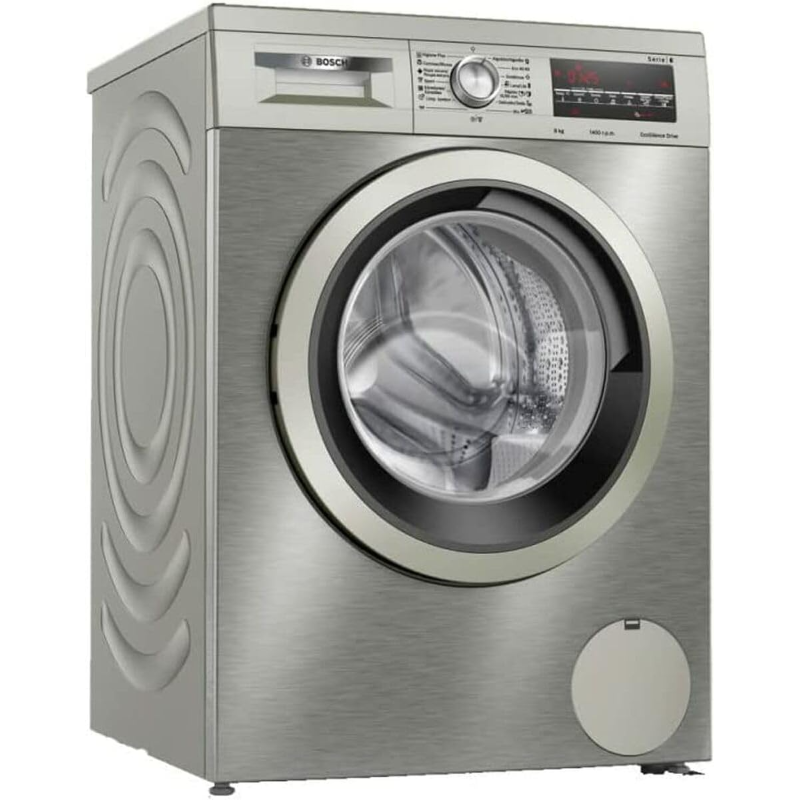 Bosch WUU28T8XES, front-load washing machine 8 kg stainless steel colour