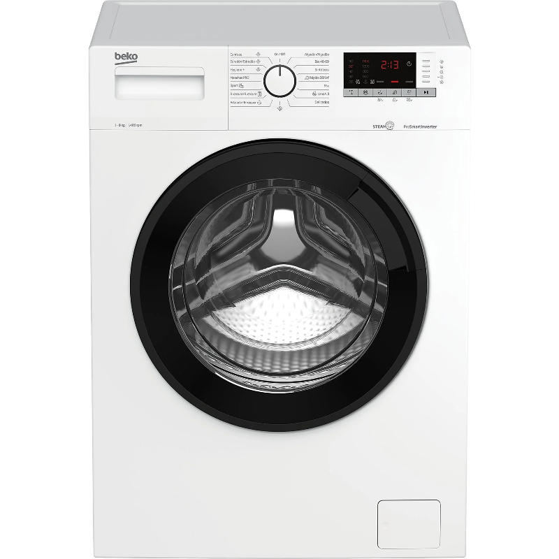 Beko front-load washing machine, capacity 9 kg, spin speed 1400 rpm