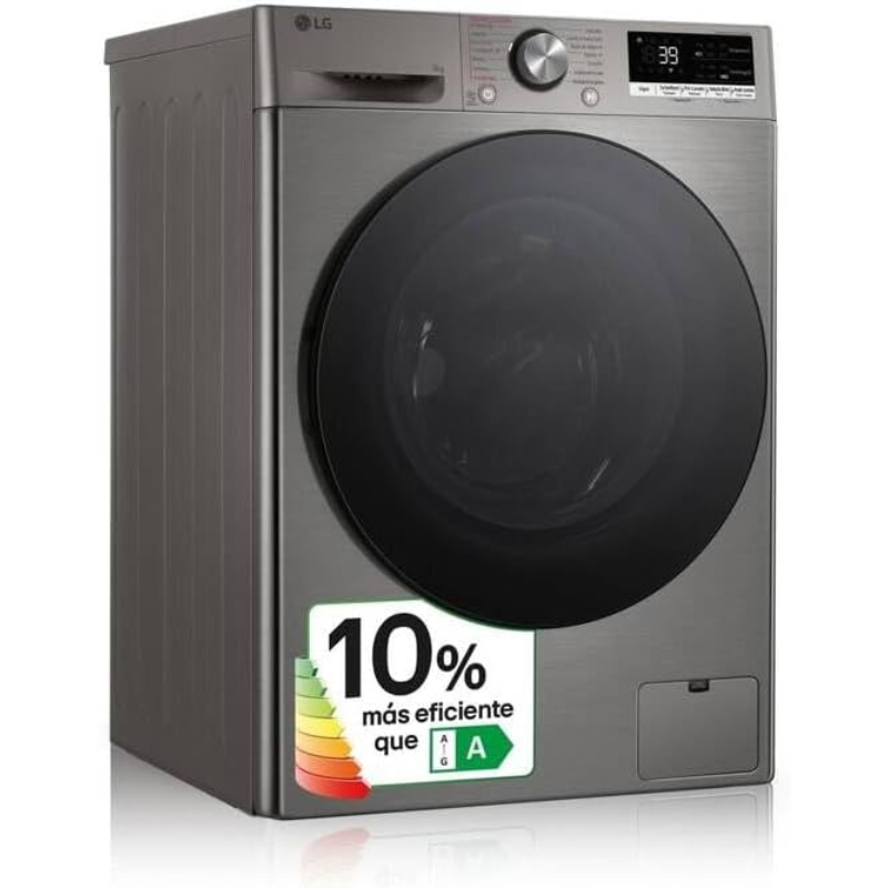 LG F4WR7009AGS washing machine with WiFi and steam, 9 kg, A class, front-load