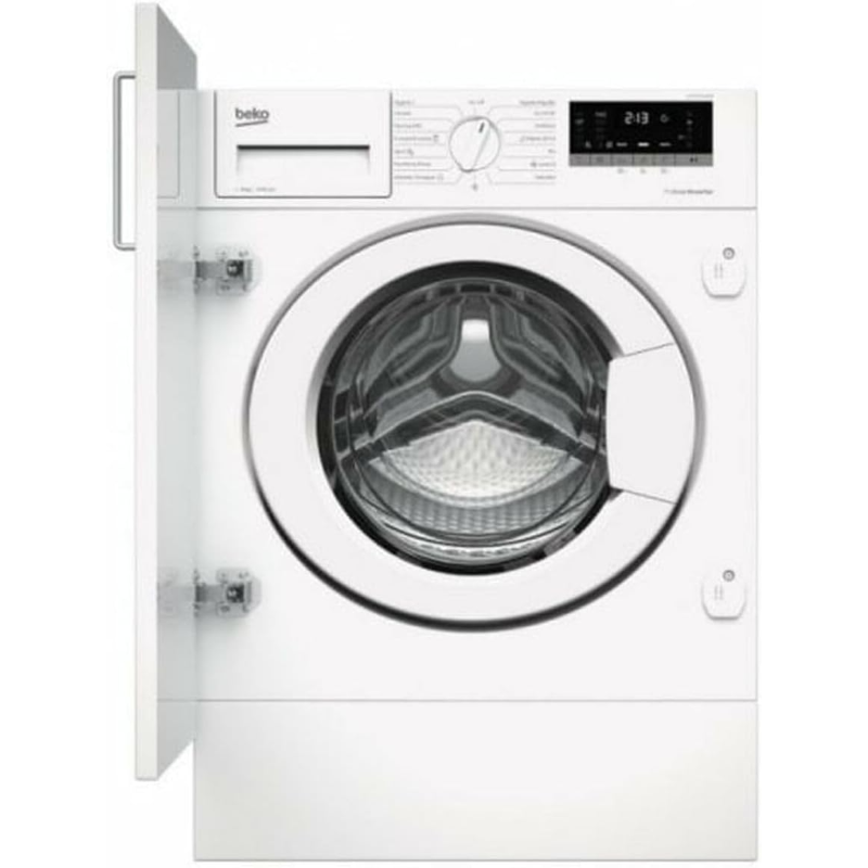 Beko built-in washing machine WITV8612XW0R, 8 kg, 1400 rpm, C class