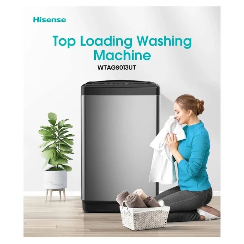 Hisense WTAG8013UT 8 kg Fully Automatic Washing Machine