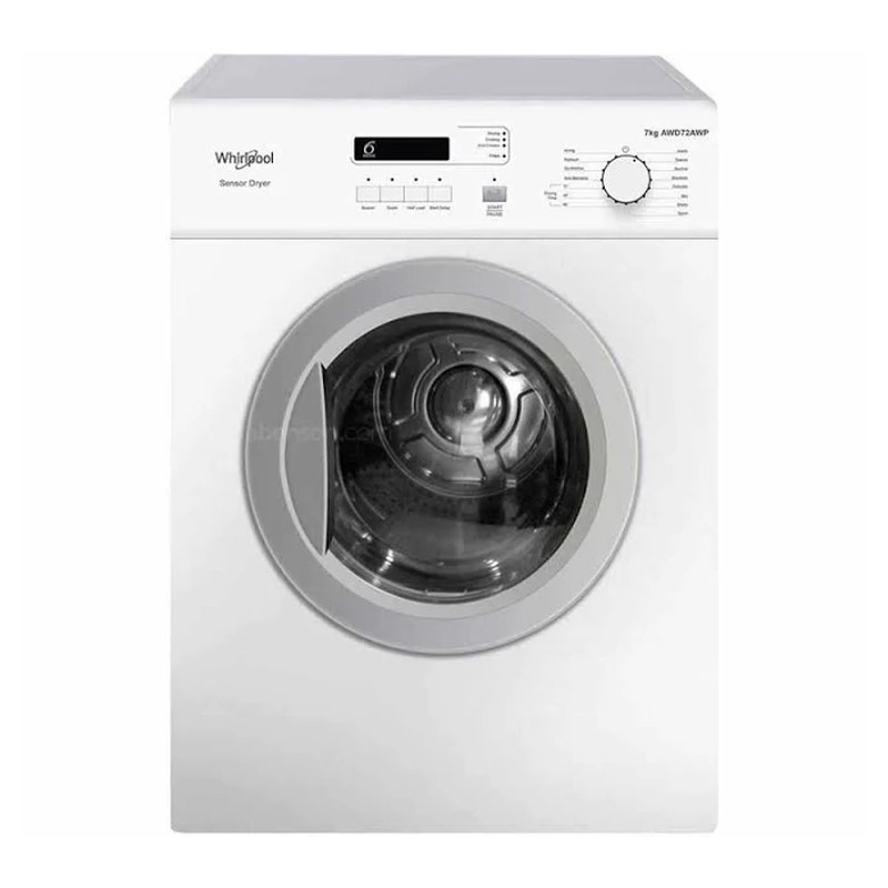 Whirlpool AWD72AWP Front Load Dryer, 7.2 kg