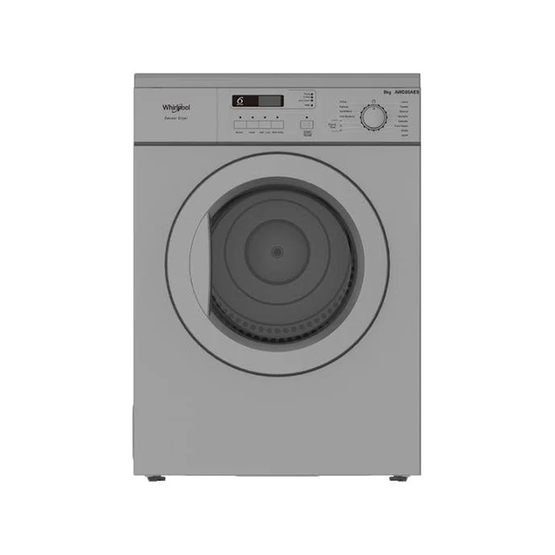Whirlpool AWD80AES Front Load Electric Dryer, 8 kg