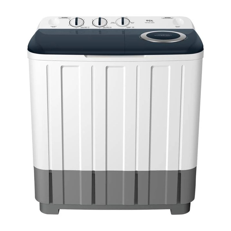 TCL F213TTW Twin Tub Washing Machine, 8 kg