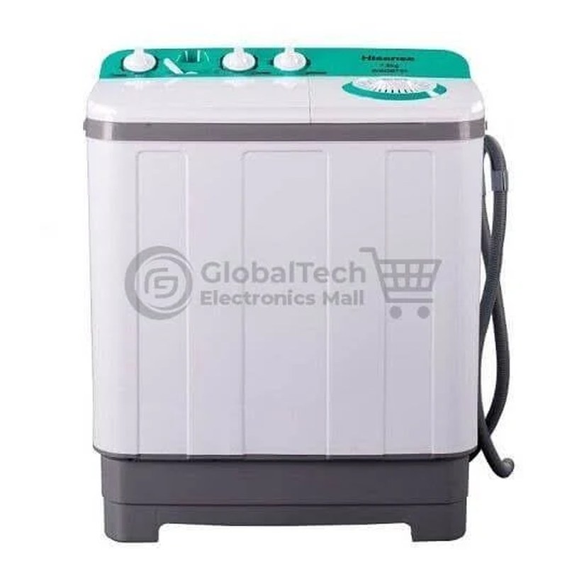 Hisense WSQB753 Twin Tub Top-Loading Washing Machine, 7.5 kg