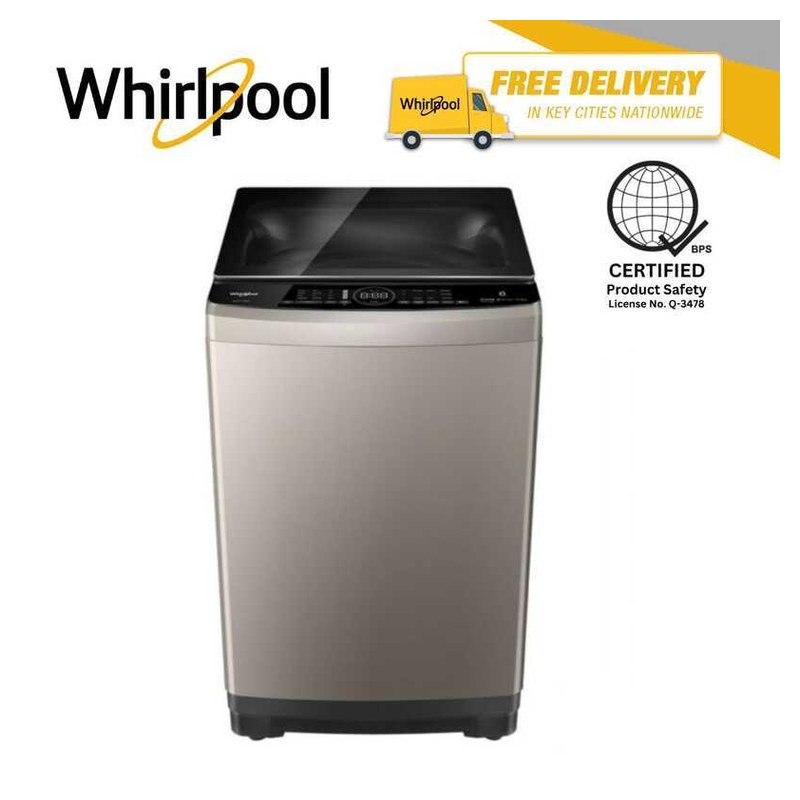 Whirlpool WVED1050AHG 10.5kg Top Load Washer with 6th Sense Technology